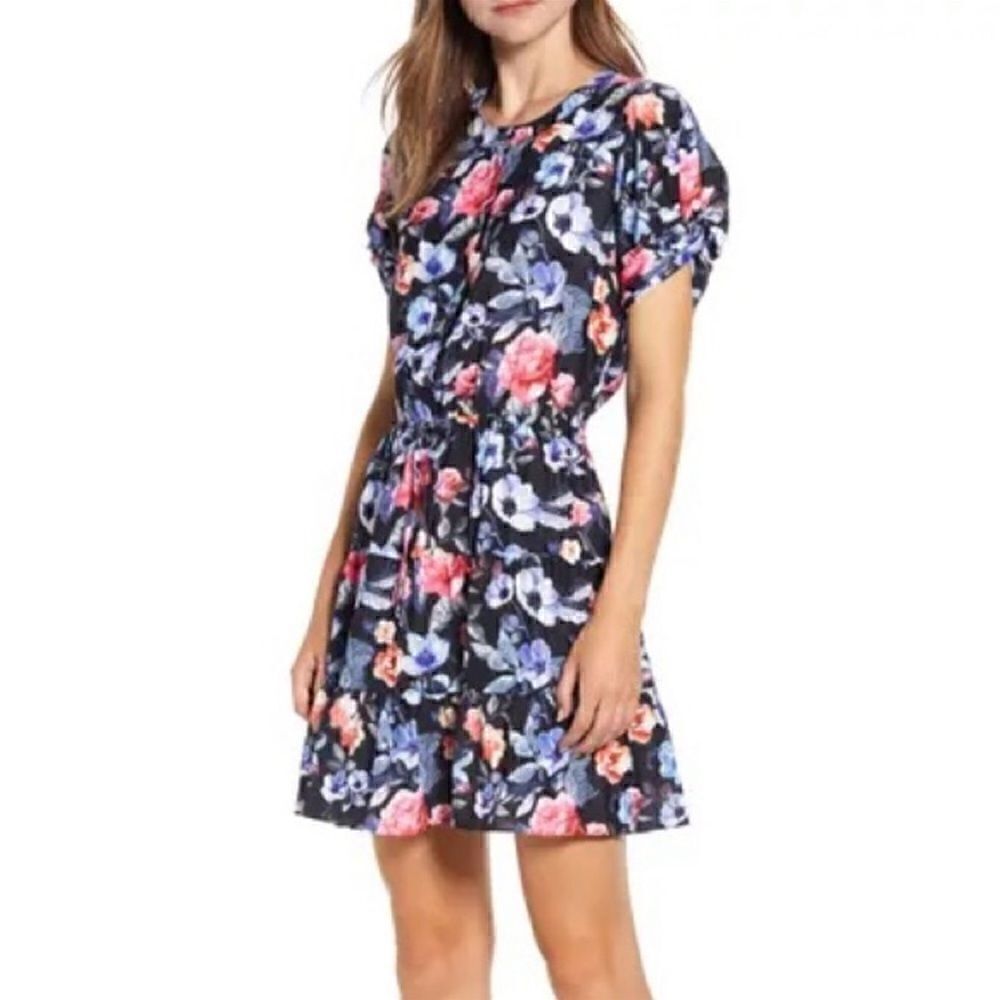Rebecca Minkoff Aston Floral Button Up Dress NWT Size L